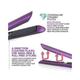 Alan Truman At-100 Tourmaline Ceramic Straightener - Purple 1's - Straighteners
