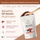 Rooted Active Naturals Reishi Mushroom Extract Powder 120 gm - Pure Herbs