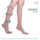 Sorgen Classique Medical Compression Stockings Class 2 Knee Length - Large 1's - Knee/Leg Supports