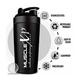 MuscleXP Classic XP Gym Shaker - Black 750 ml - Gym Accessories