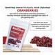 Snack Amor Dried Cranberry 100 gm - Herbal Dietary Supplement