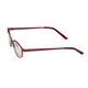 Vision Express 48944 Shiny Wine Oval Eyeglasses (Including Anti-Reflective Coating Lens) 1's - Wearables Eye Glasses