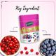 Happilo Premium American Dried Whole Blueberry Cranberry Duet Seeds 200 gm - Nutritional Bars