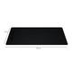 MuscleXP EVA Yoga Mat with Carrying Strap - Black 1's - Workout Essentials