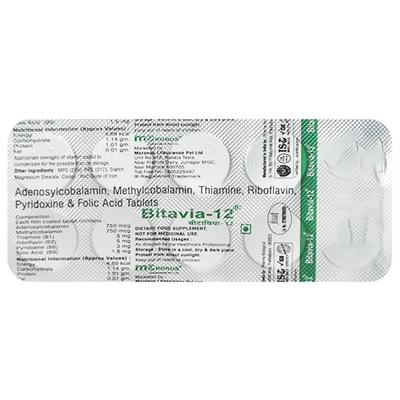 BITAVIA 12 Tablet 10's - Supplements-Vam